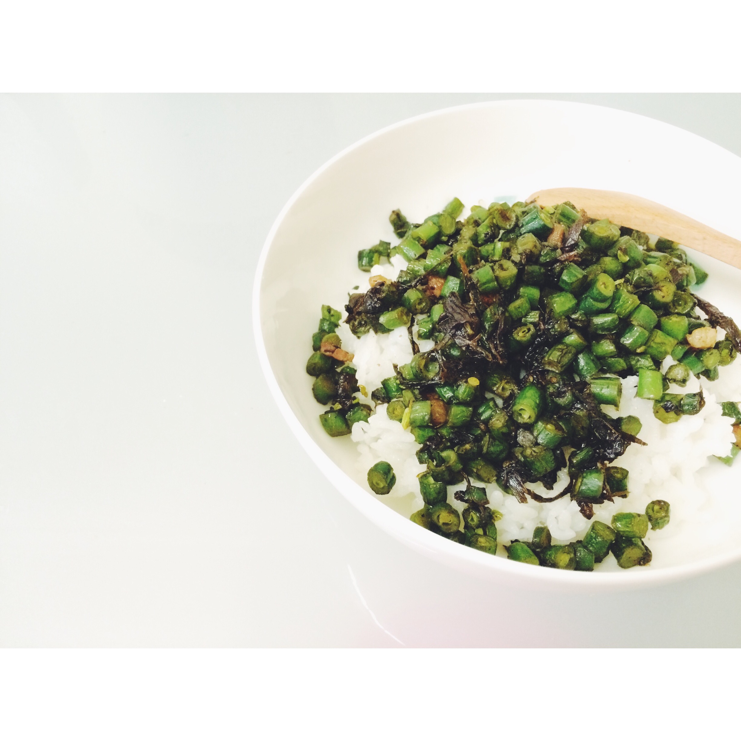 榄菜肉末四季豆