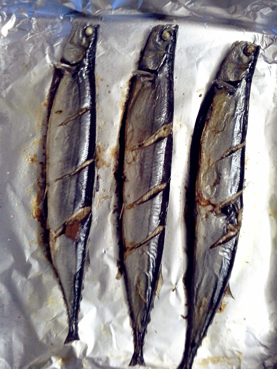 盐烤秋刀鱼