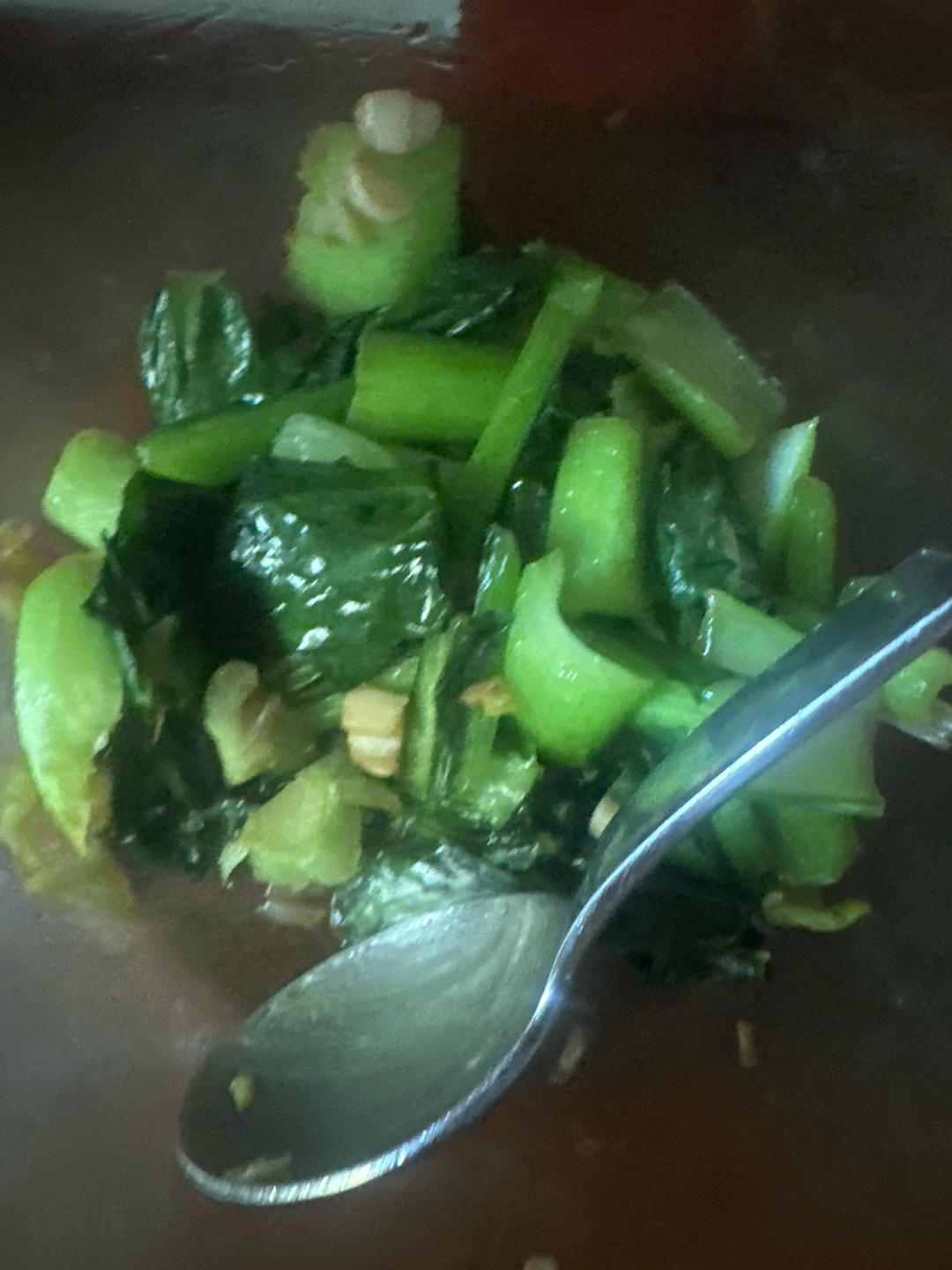 爸爸的厨房鱼香红油菜