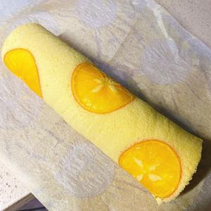 超高颜值的橙子蛋糕卷的做法 步骤9