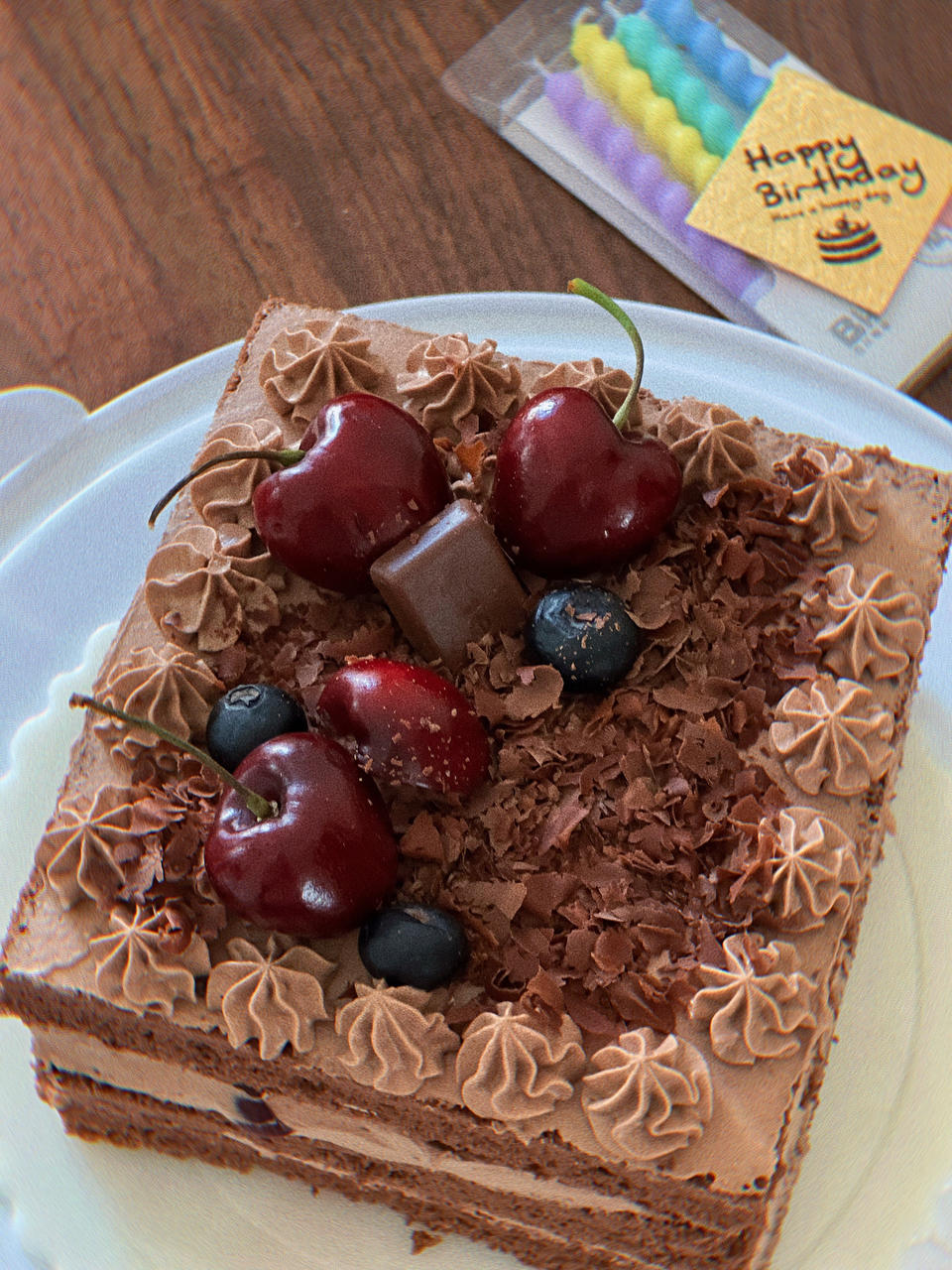 花环巧克力奶油蛋糕|黑森林口味—2019圣诞节