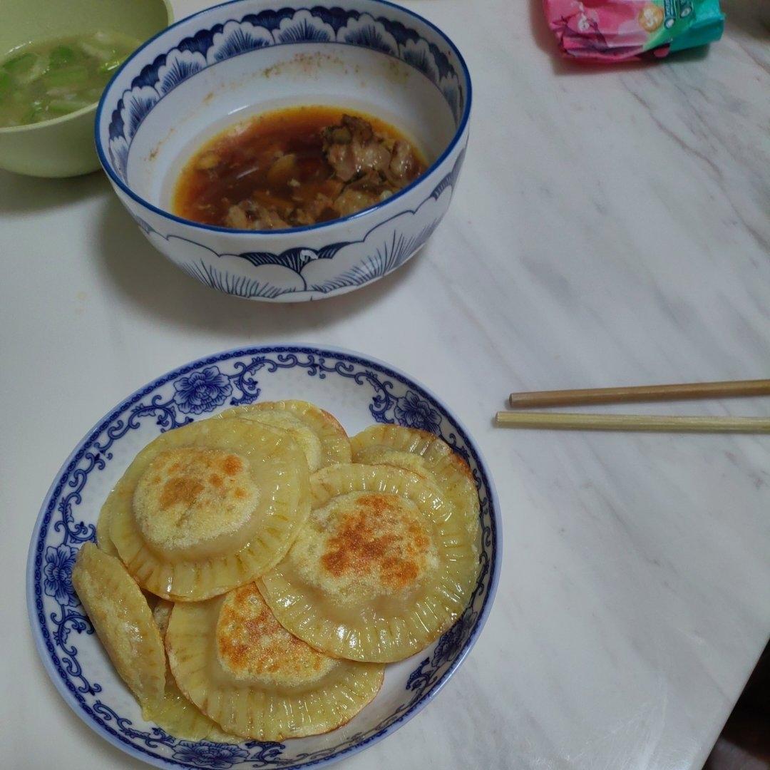 饺子皮版苹果派
