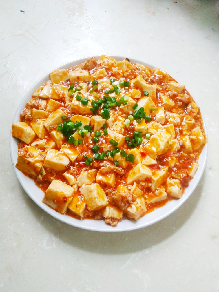 麻婆豆腐——有肉的，郫县豆瓣版的做法