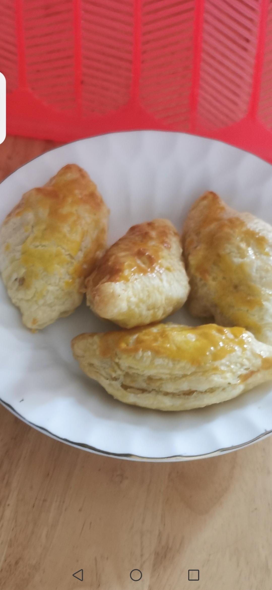 蛋挞新吃法❗️香酥掉渣的蛋挞皮香蕉派㊙️