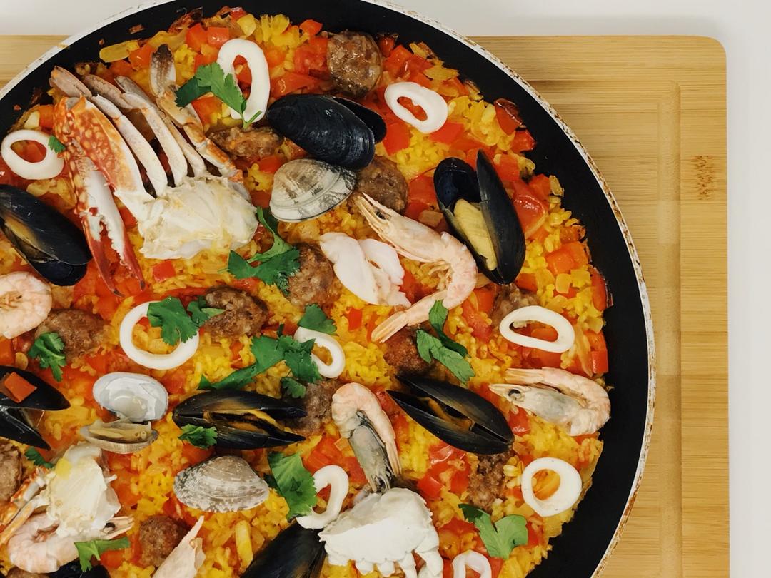 【曼食慢语】Seafood Paella 西班牙海鲜饭