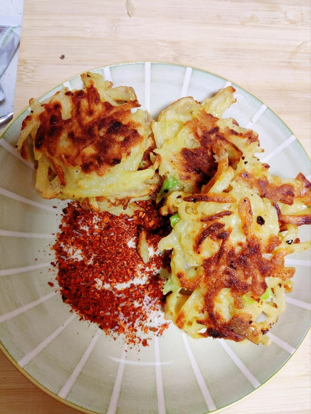 土豆饼(土豆胡萝卜丝饼)