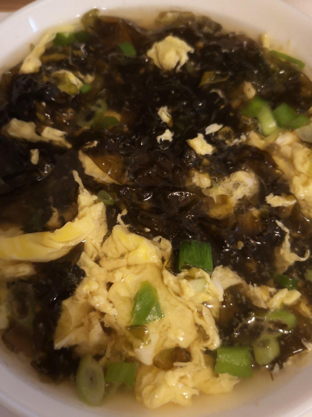 快手紫菜蛋花汤