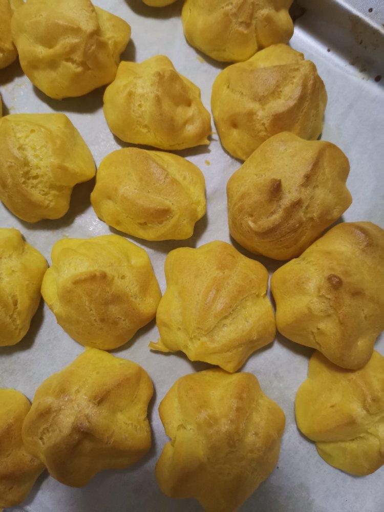 简单易成功的奶油小泡芙做法
