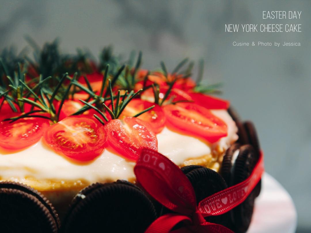 纽约芝士蛋糕（附自制酸奶油方子）