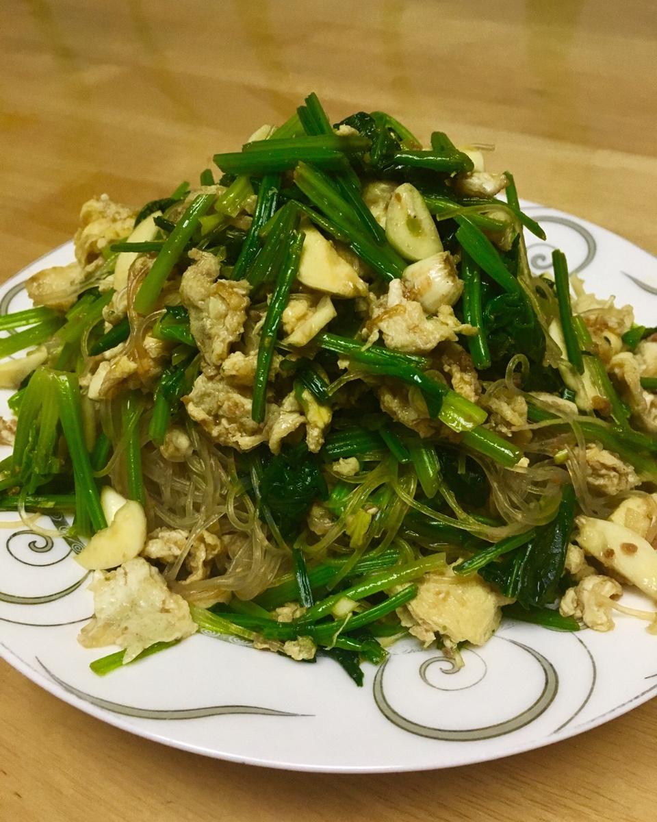 凉拌菠菜粉丝