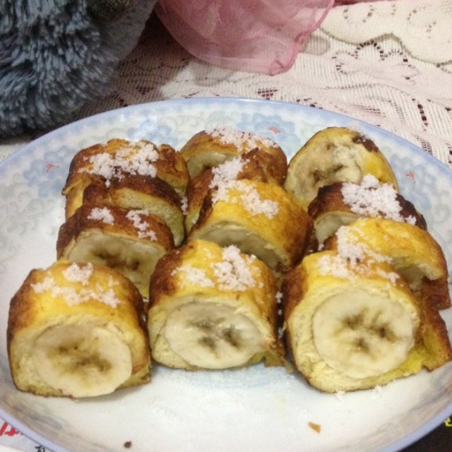 香蕉吐司卷