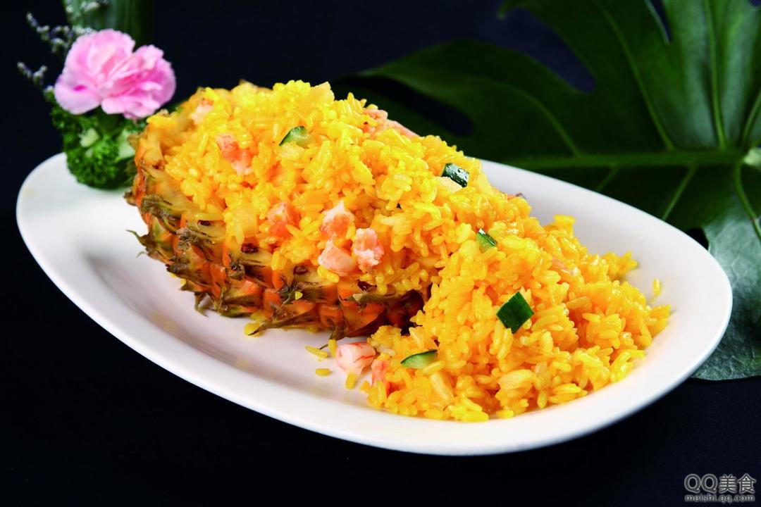 菠萝炒饭的做法