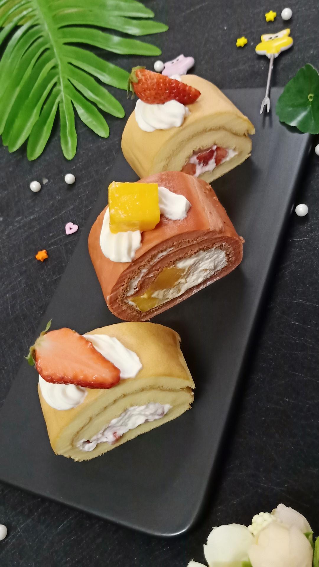 虎皮蛋糕卷（超详细视频）