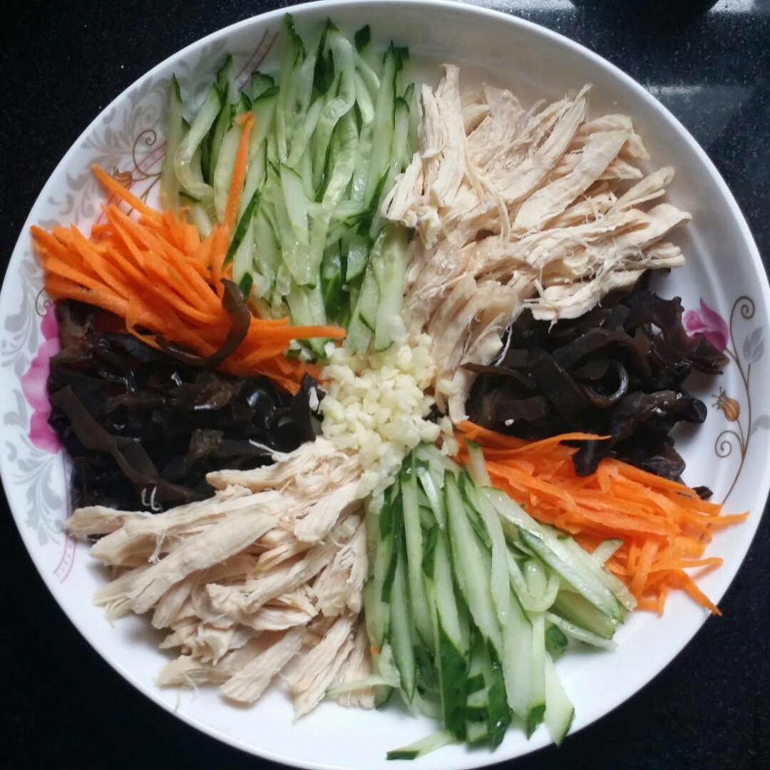 减脂健身｜凉拌手撕鸡丝（香辣&麻油版）