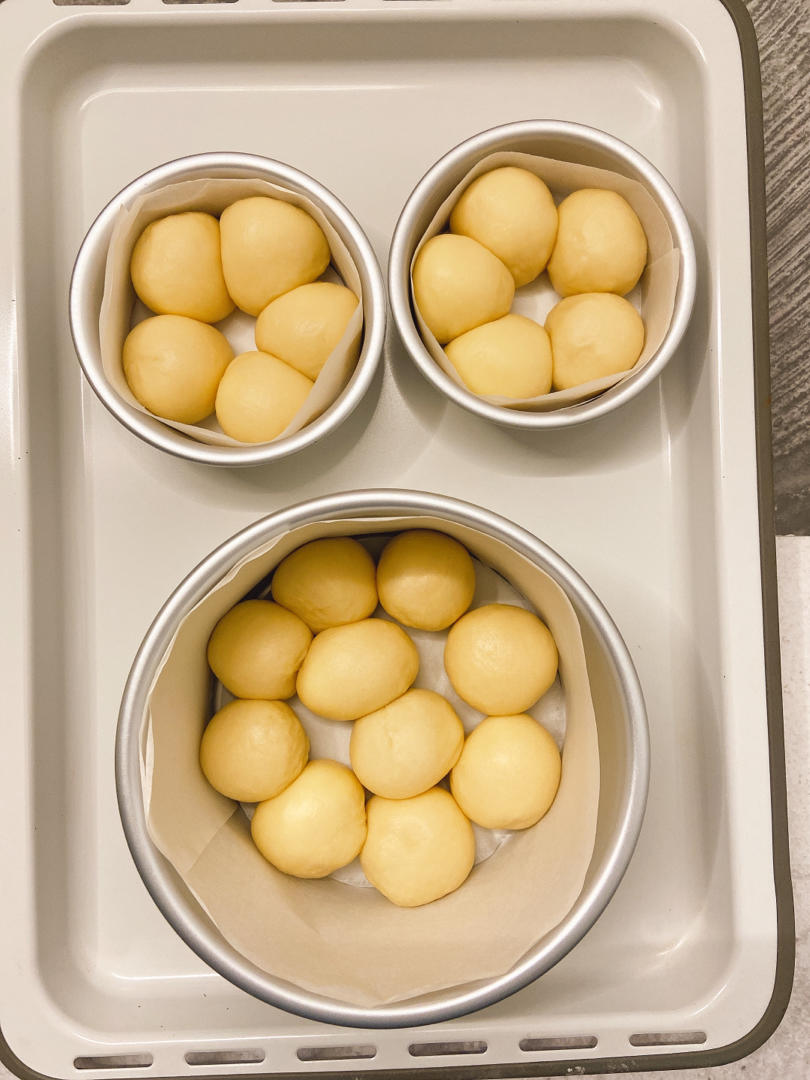 炼乳奶酪花朵面包