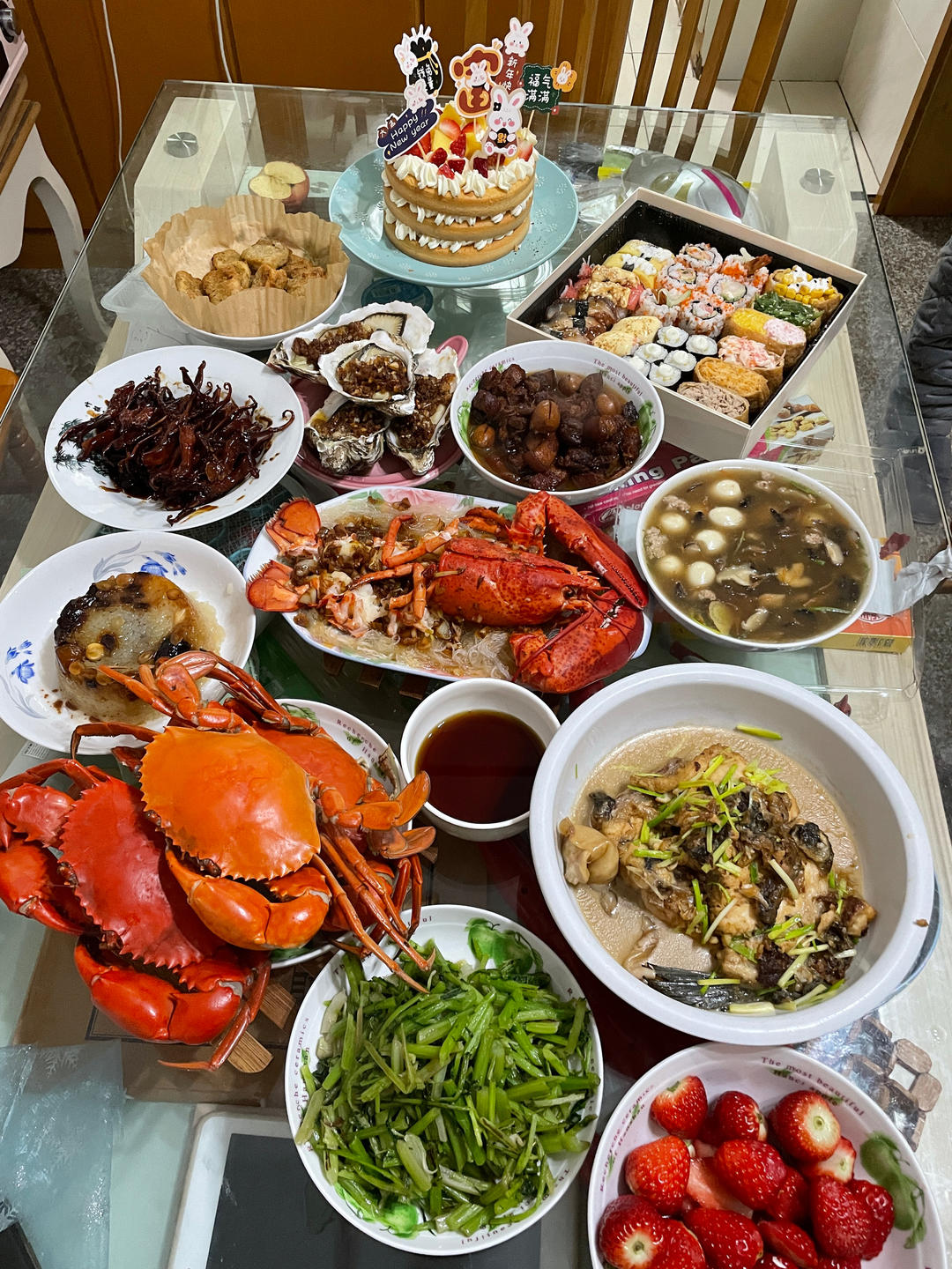 蒜蓉粉丝蒸龙虾