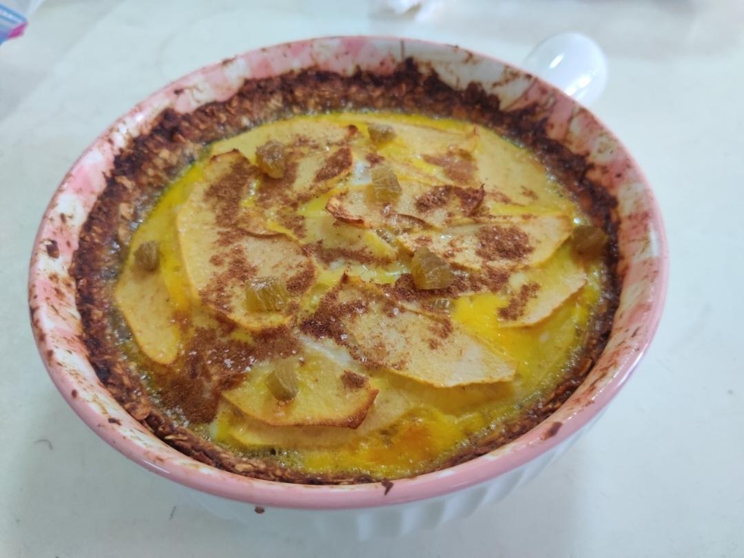 香蕉燕麦苹果派