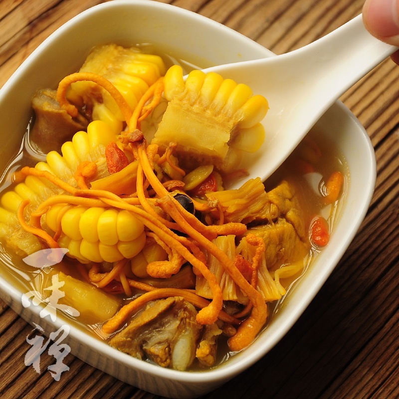 虫草花瑶柱美味养生汤的做法