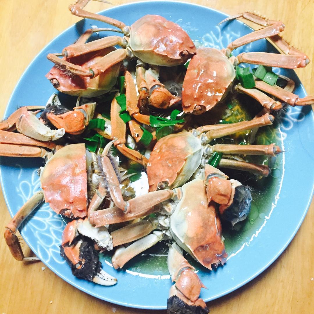葱油蟹