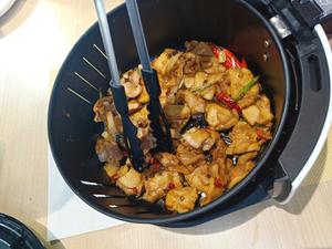 川菜辣子鸡-空气炸锅版的做法 步骤5
