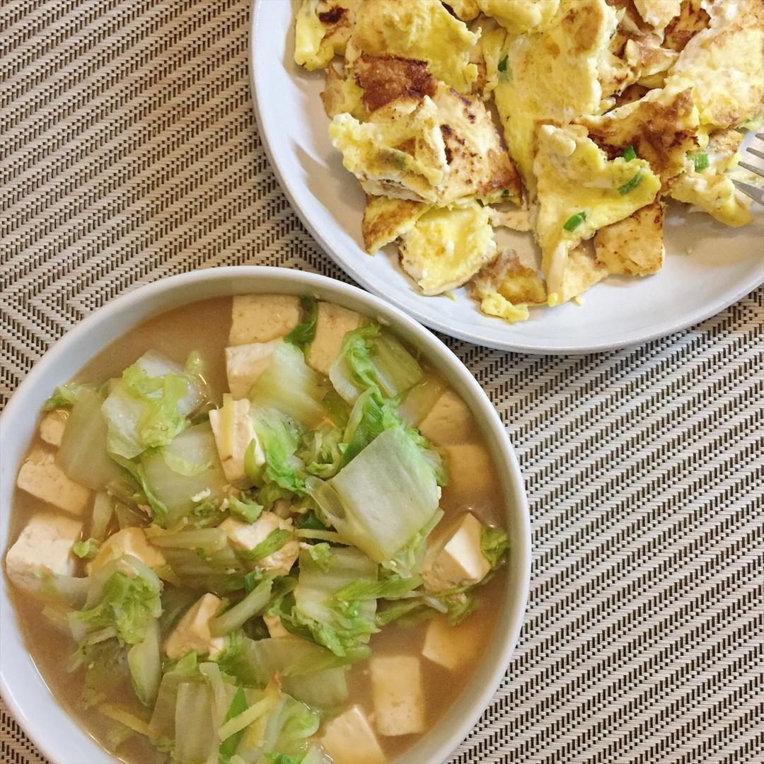 白菜炖豆腐