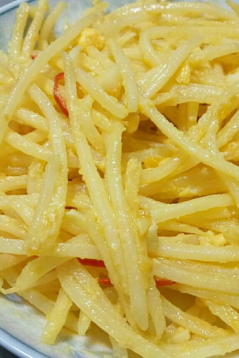 咸鸭蛋黄土豆丝