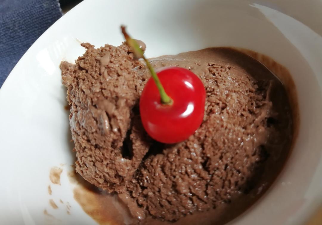 纯素豆腐巧克力冰淇淋