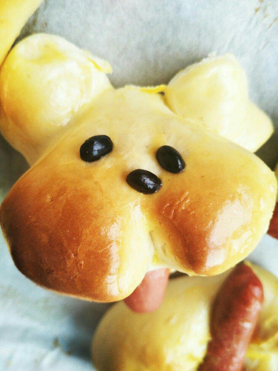 茗尛沫做的可爱的小狗面包