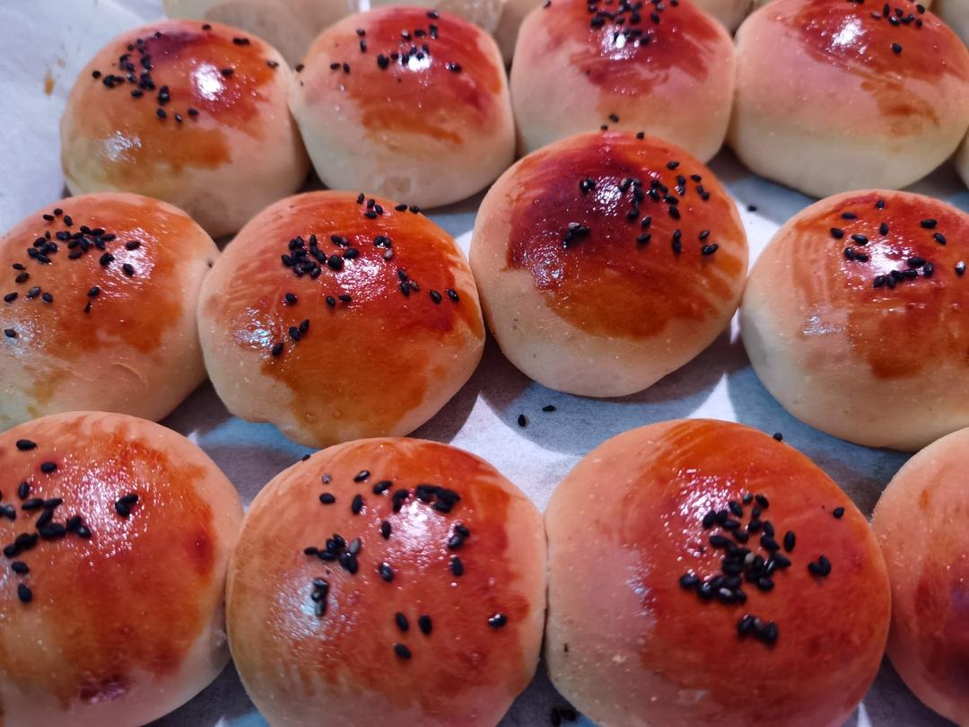 牛奶肉松小餐包（一次发酵）