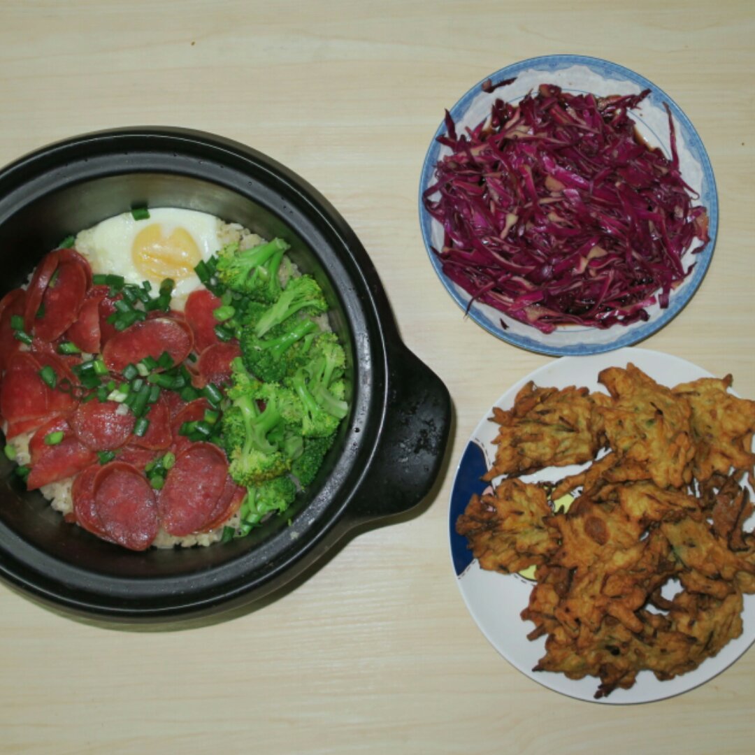 香肠煲仔饭