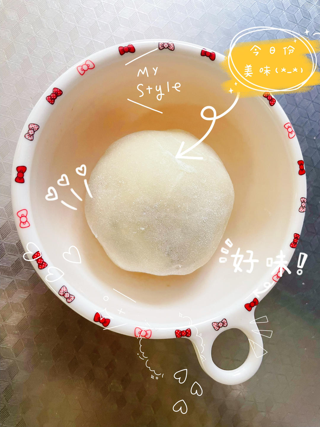 腹黑白胖子——奥利奥雪媚娘