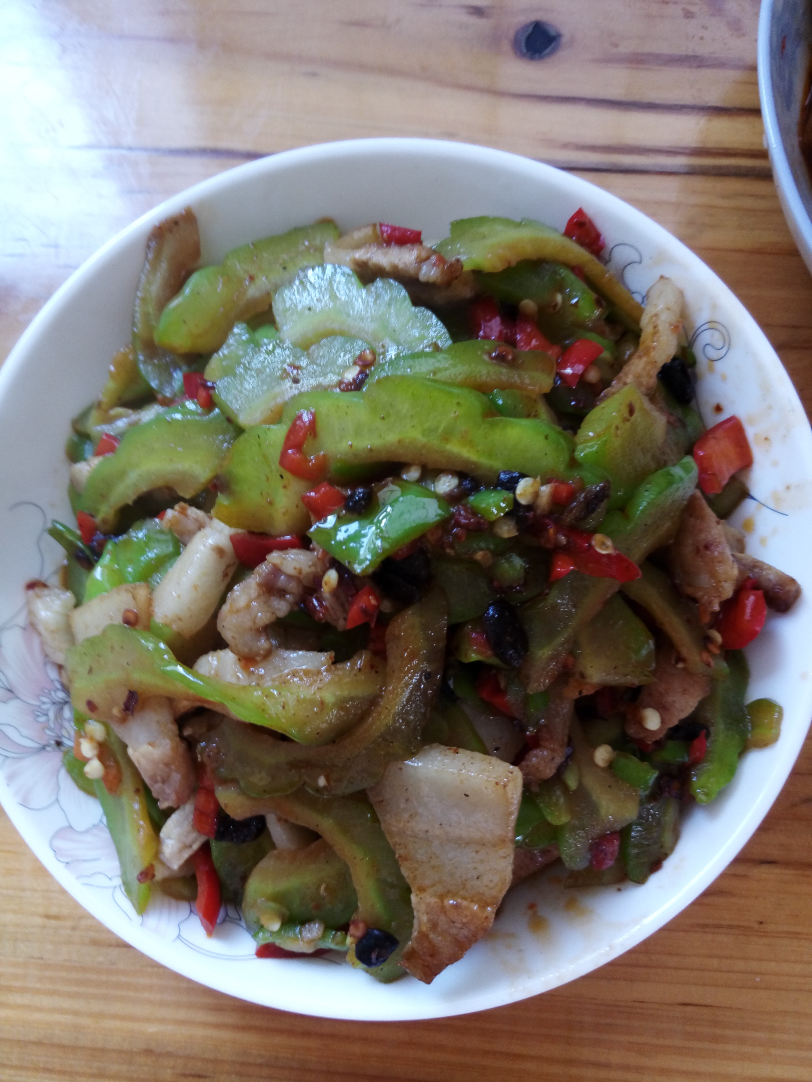 老干妈炒苦瓜 Laoganma with Bitter Mellon
