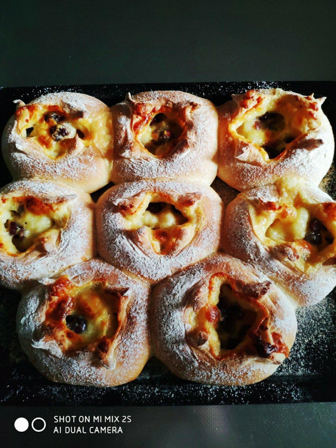 全麦芝士熔岩面包