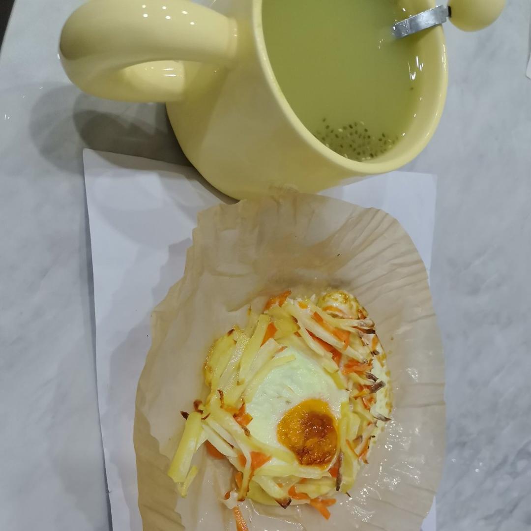 土豆丝和鸡蛋的妙搭