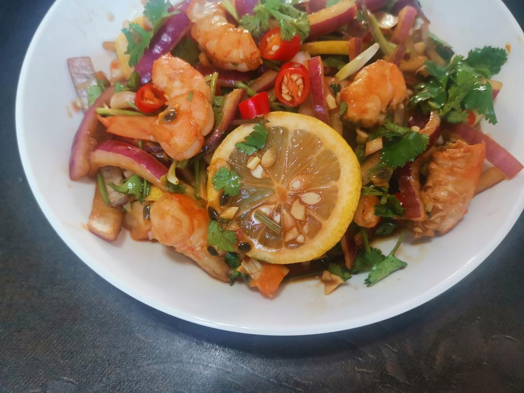 酸辣柠檬虾🦐