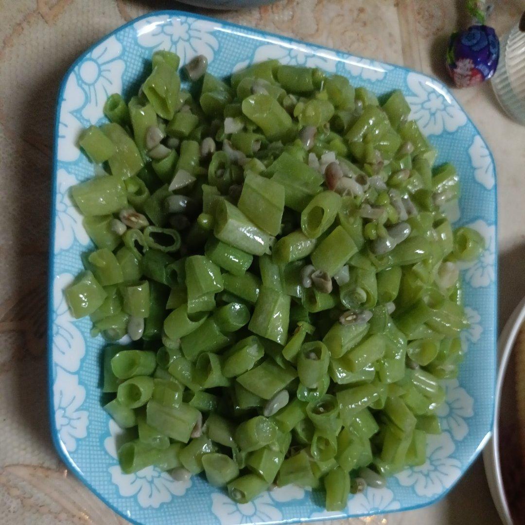 健康少油蒜泥拌长豆（豇豆）