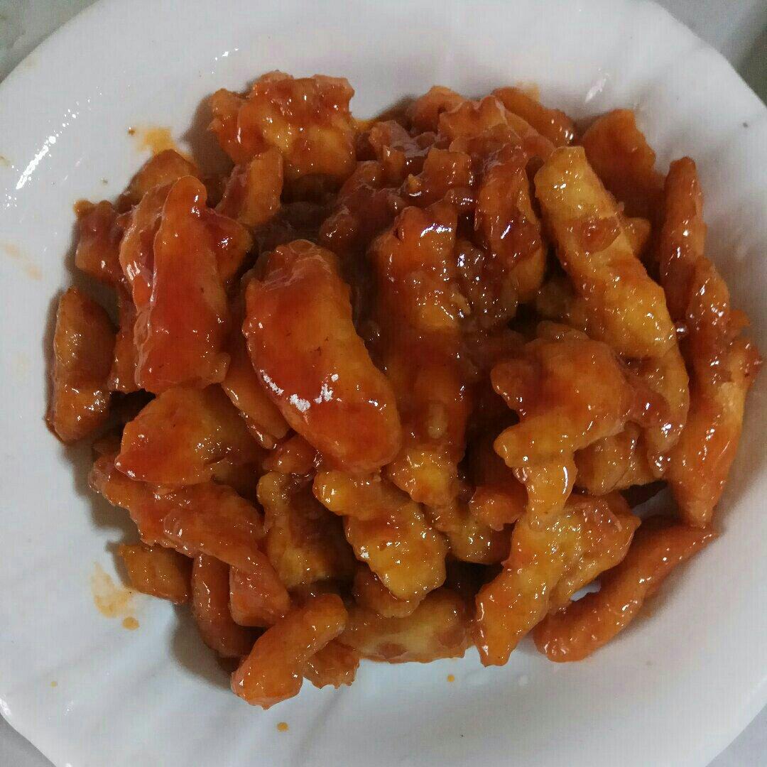 酸甜可口的糖醋里脊(鸡胸肉版)