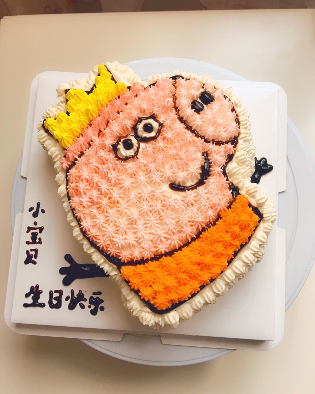 小猪佩奇场景蛋糕