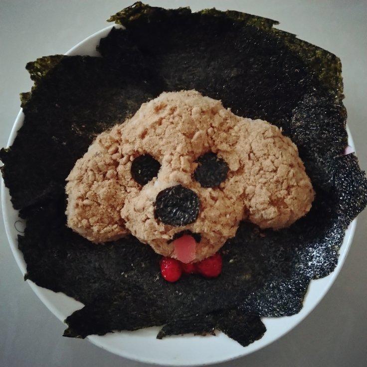 哄娃人气早餐【咸蛋黄肉松饭团】泰迪版-每天都是六一节