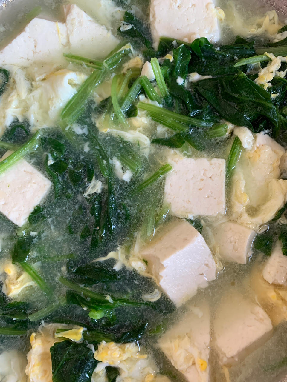 菠菜鸡蛋汤