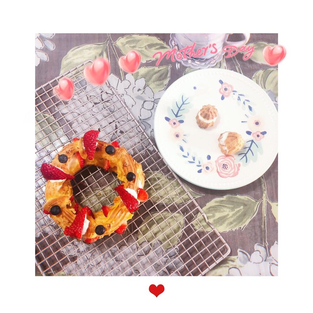 幸福环抱花环泡芙