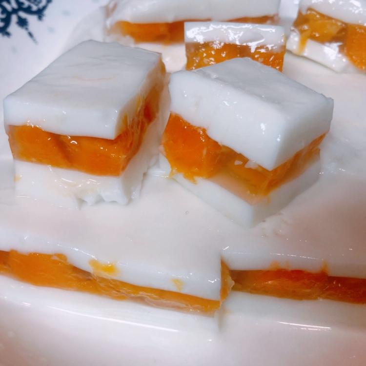 芒果椰汁糕 | 用冰箱就能做的夏日甜品