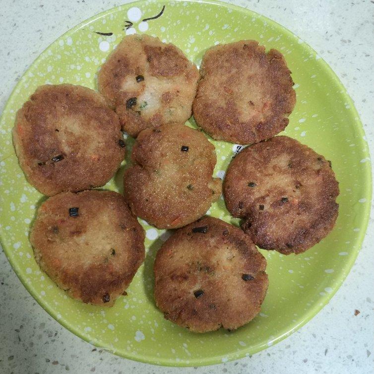 人见人爱好吃香喷喷的豆渣饼🤭🤭🤭