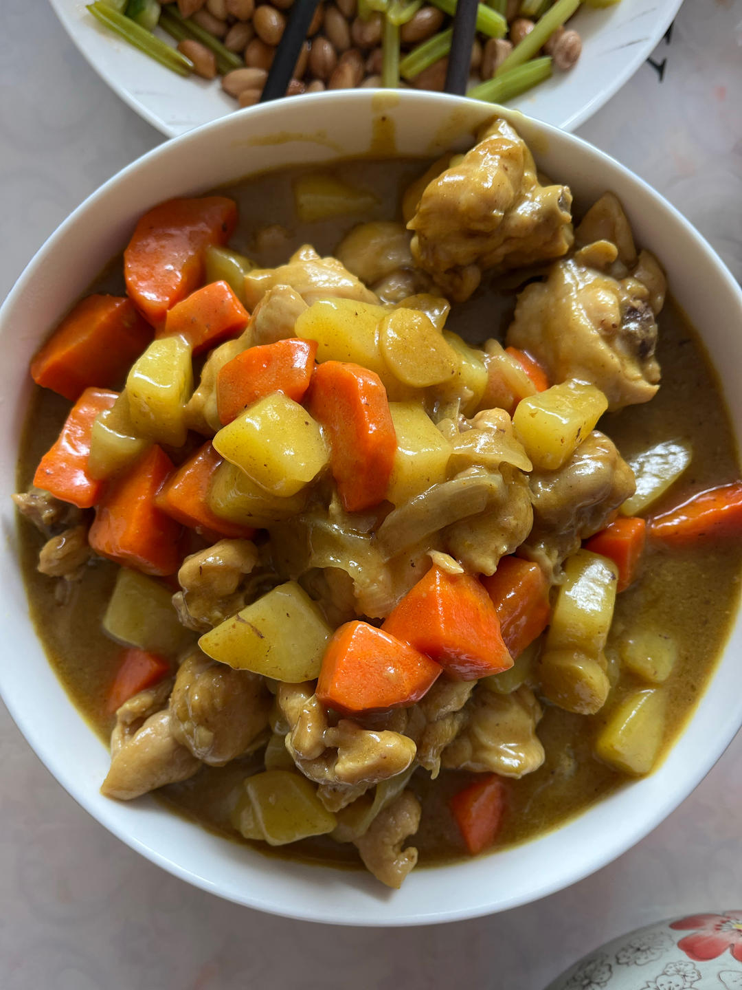 晚饭不费时☞咖喱鸡肉土豆