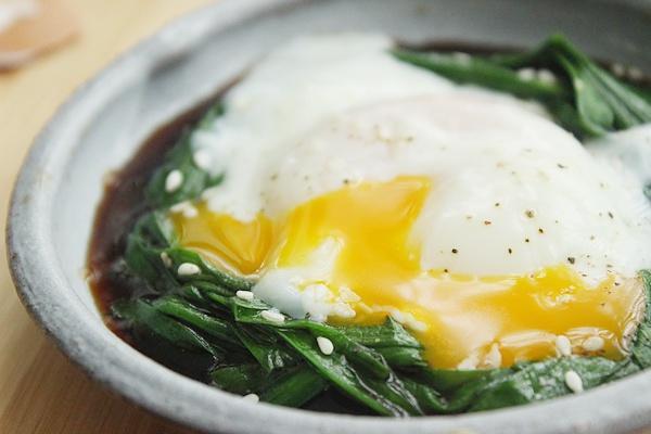 韩式韭菜温泉蛋的做法
