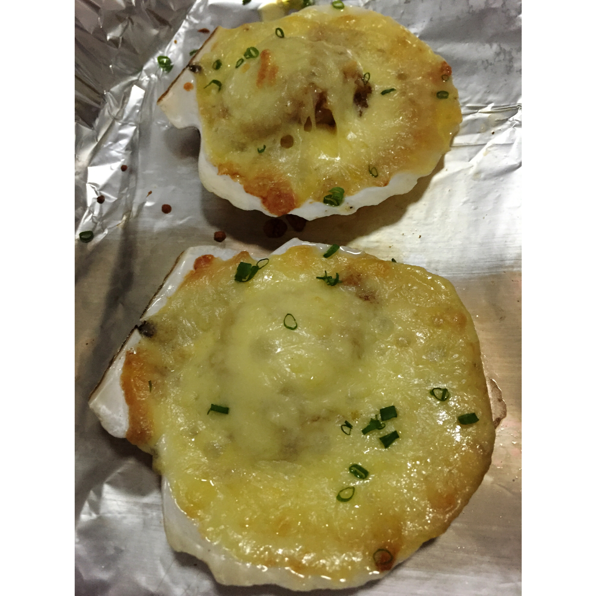 芝士蒜茸焗扇贝