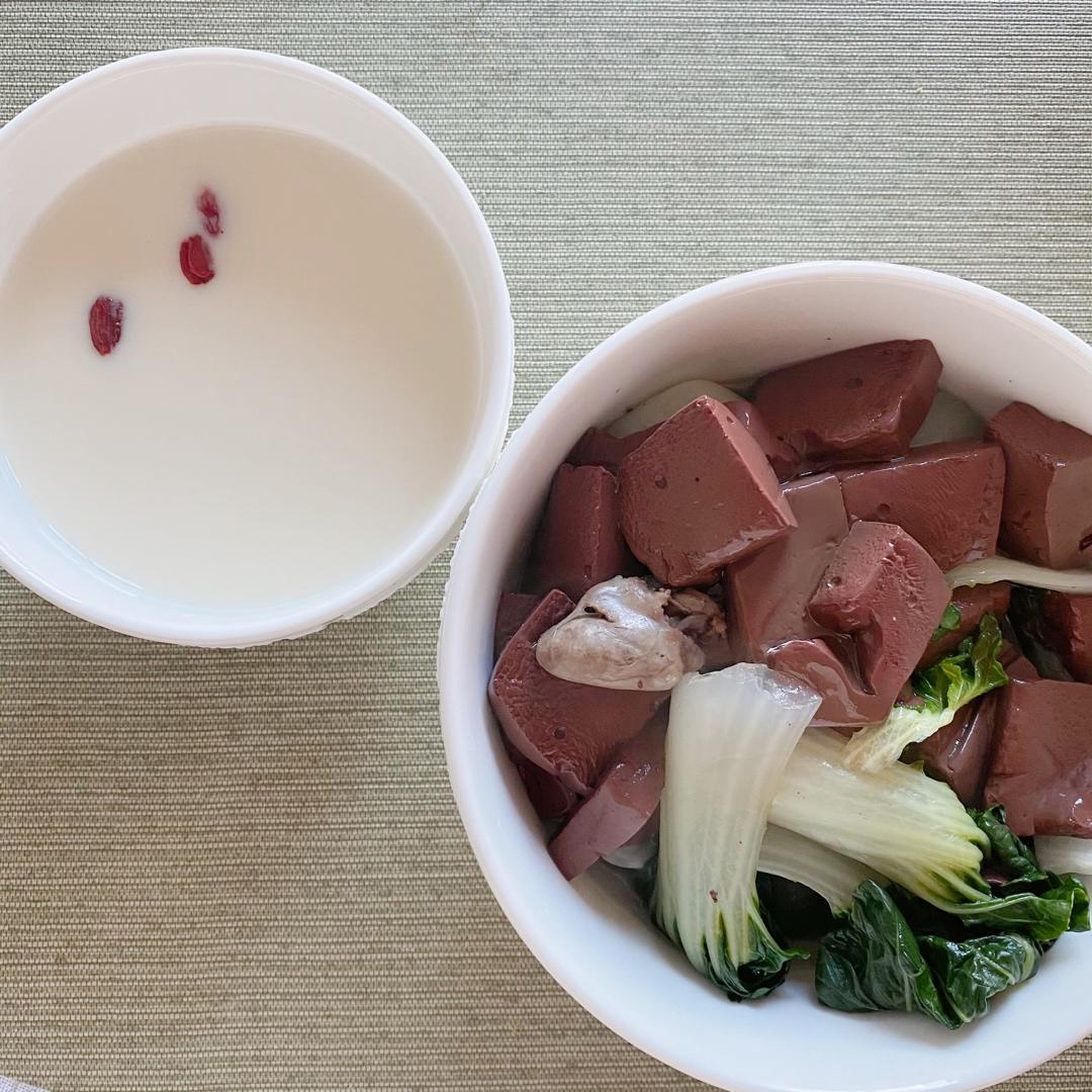 白菜血旺汤