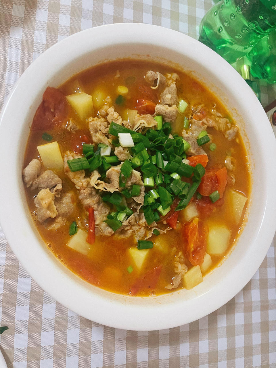 好喝开胃❗️连汤汁都不剩的番茄土豆肥牛汤。