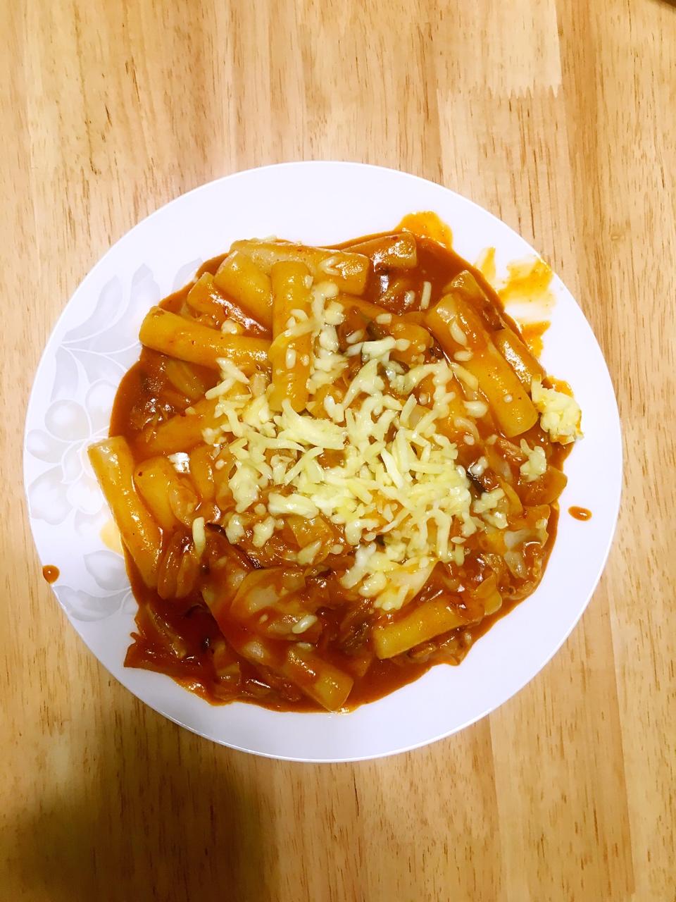 韩式辣炒年糕（or网红芝士套路之芝心年糕）