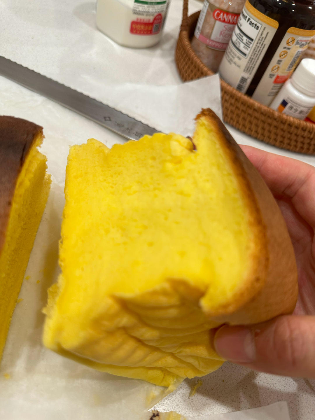 堪比柯基屁股
爆浆芝士🧀古早蛋糕
